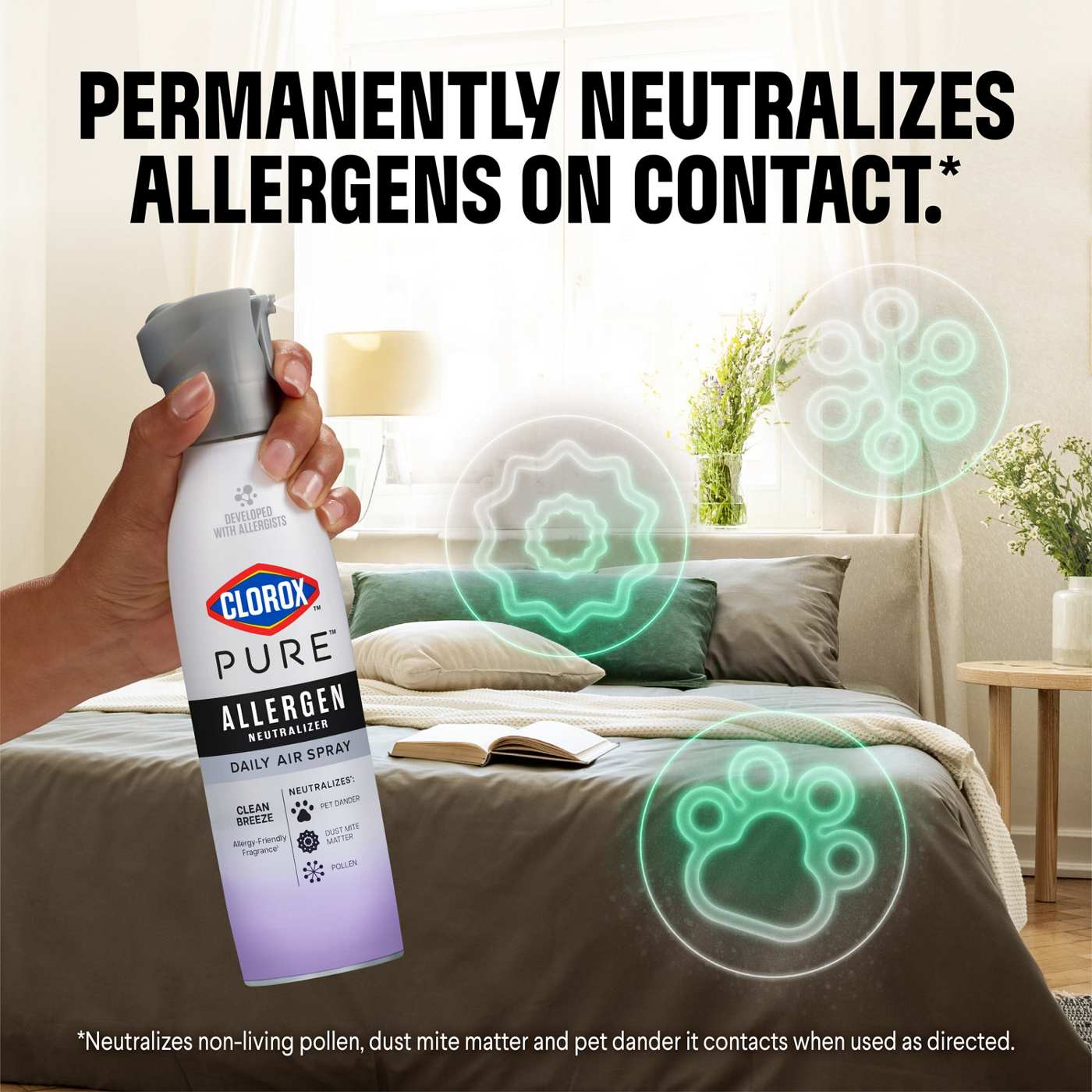Clorox Clorox PURE Allergen Neutralizer Daily Air Spray - Nighttime Calm; image 5 of 13