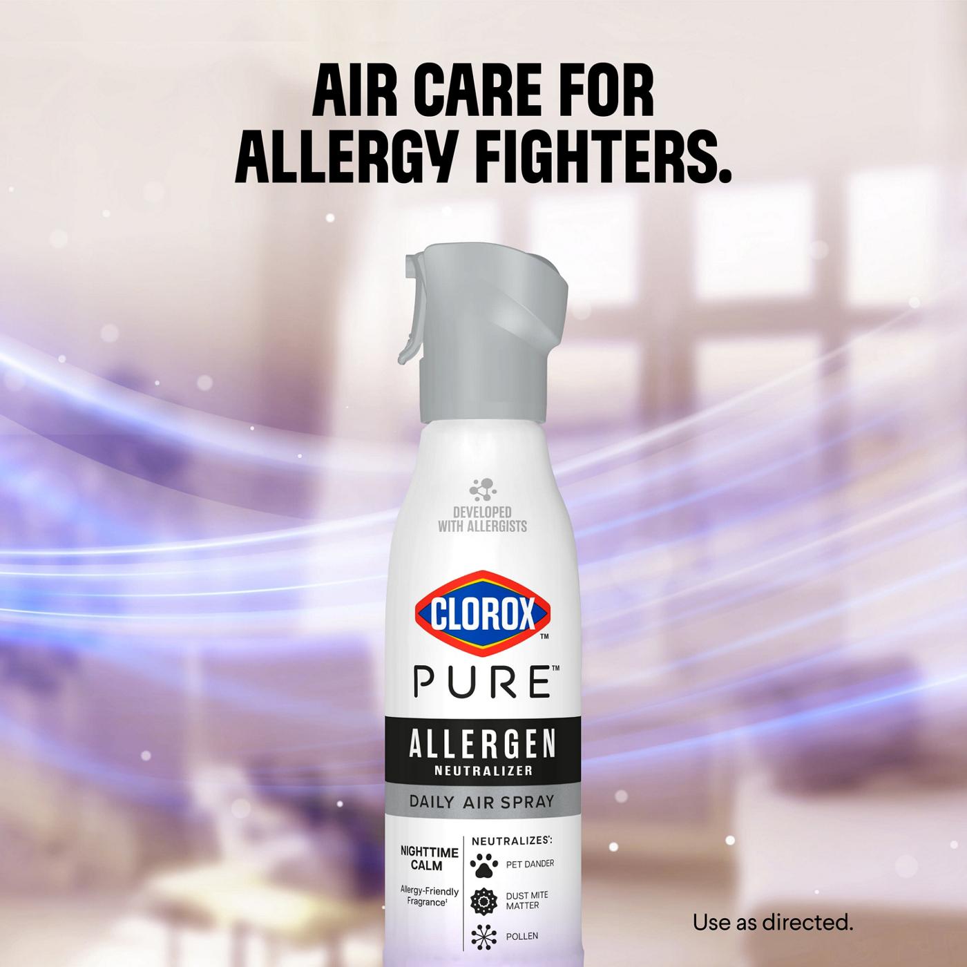 Clorox Clorox PURE Allergen Neutralizer Daily Air Spray - Nighttime Calm; image 8 of 13
