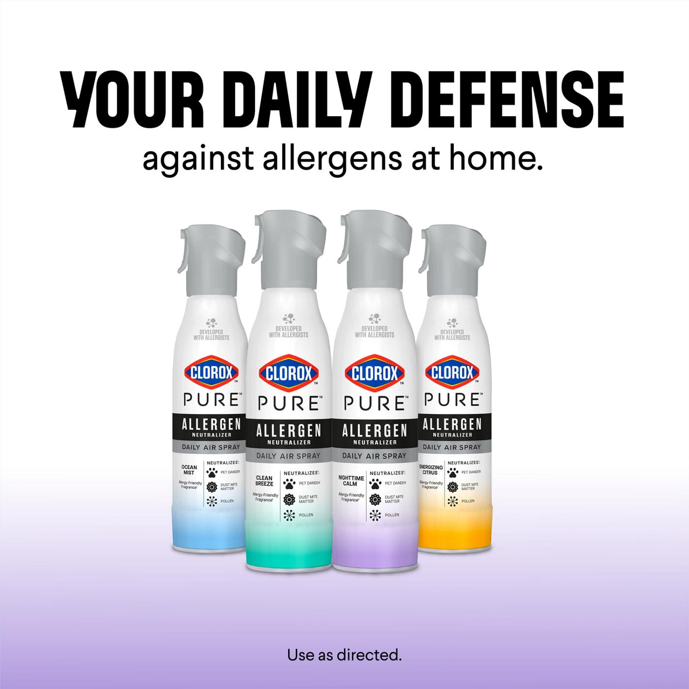 Clorox Clorox PURE Allergen Neutralizer Daily Air Spray - Nighttime Calm; image 11 of 13