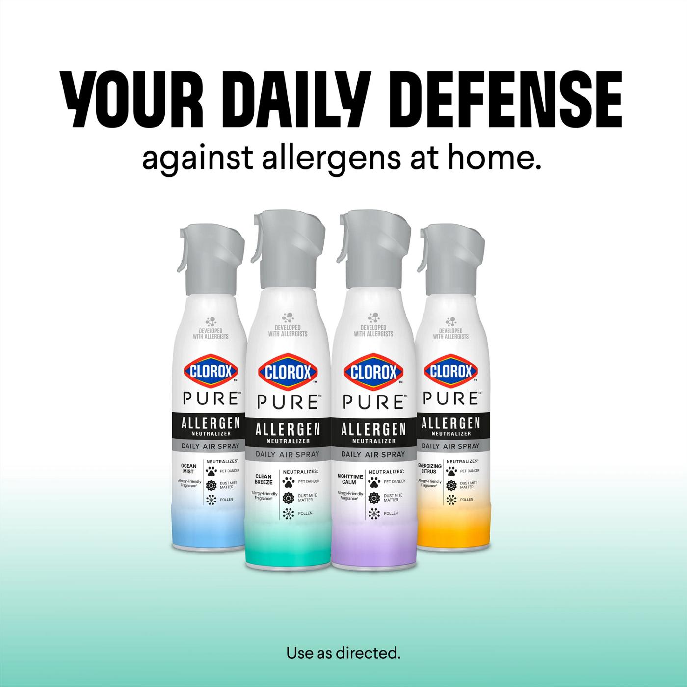 Clorox Clorox PURE Allergen Neutralizer Daily Air Spray - Clean Breeze; image 2 of 14