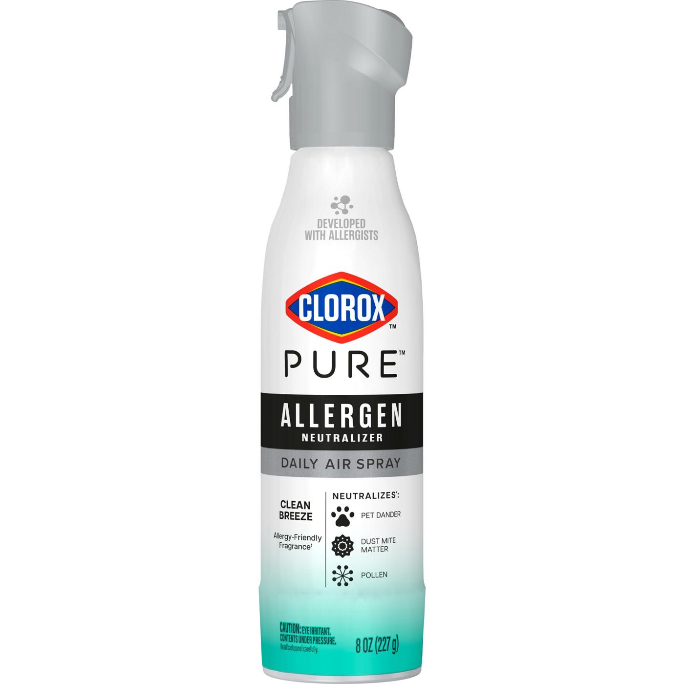 Clorox Clorox PURE Allergen Neutralizer Daily Air Spray - Clean Breeze; image 4 of 14