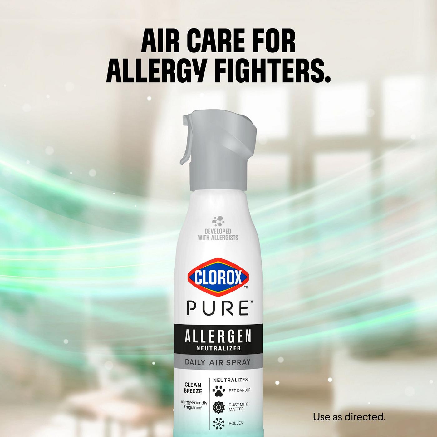 Clorox Clorox PURE Allergen Neutralizer Daily Air Spray - Clean Breeze; image 7 of 14