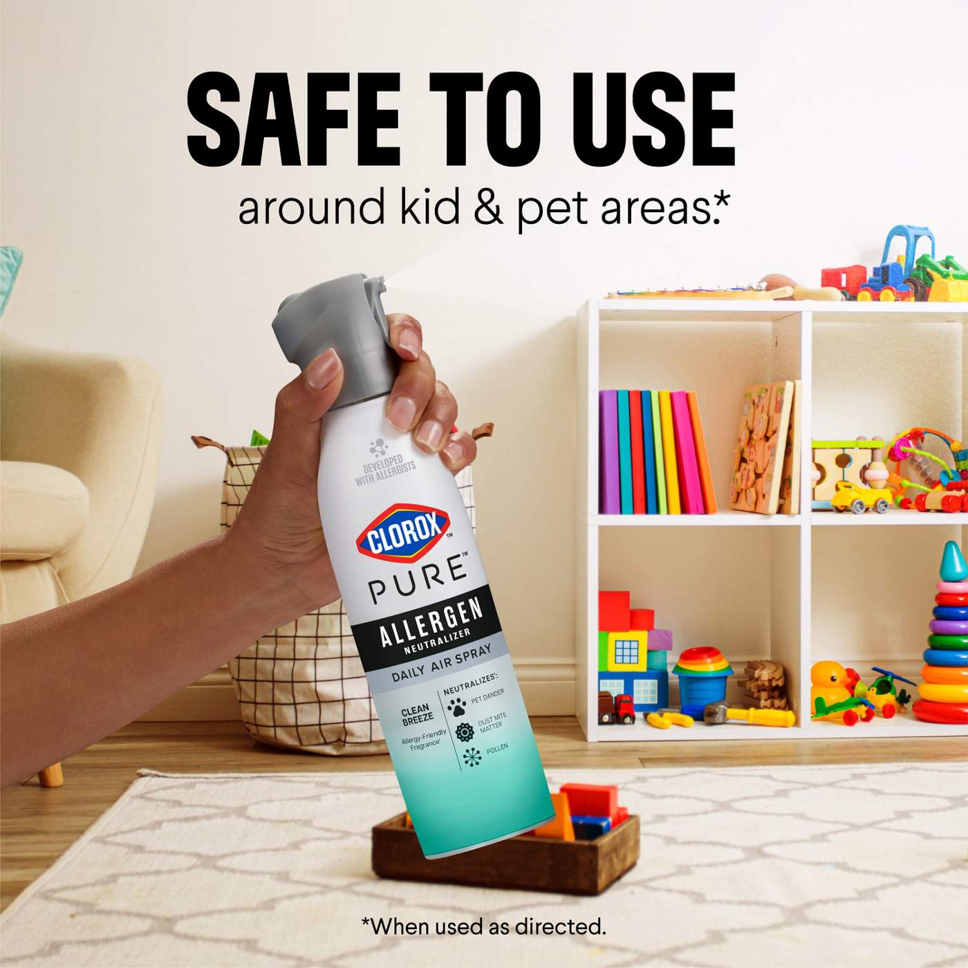 Clorox Clorox PURE Allergen Neutralizer Daily Air Spray - Clean Breeze; image 9 of 14