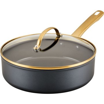 Farberware Ceramic Saute Pan - Black, 3 qt