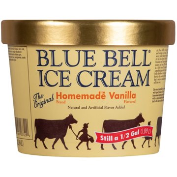 Blue Bell Homemade Vanilla Ice Cream
