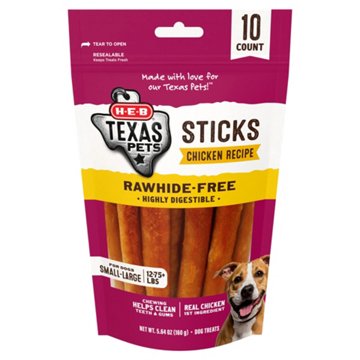 H-E-B Texas Pets Sticks - Chicken Recipe