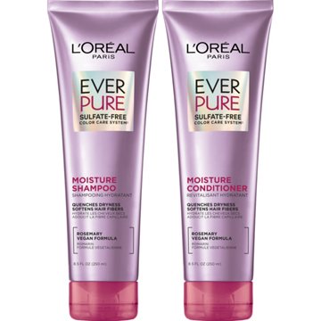 L'Oréal Paris Ever Pure Sulfate Free Color Care Moisture Shampoo & Conditioner 2 pk