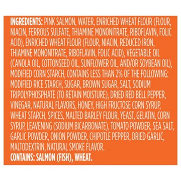 Sea Cuisine Frozen Salmon Fillets Family Size - Honey Chipotle, 4 ct