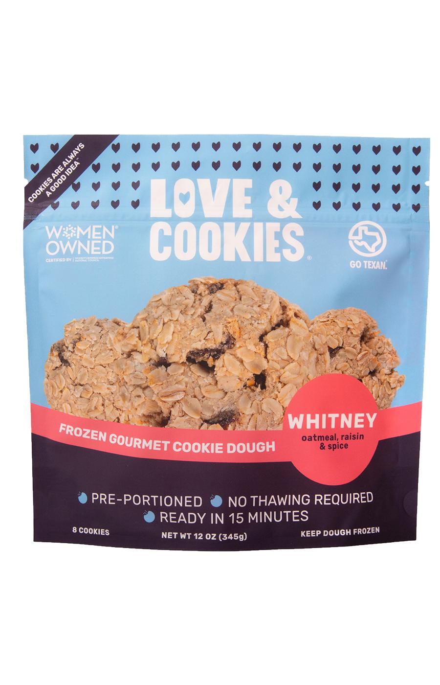 Love & Cookies Frozen Gourmet Cookie Dough - Oatmeal Raisin & Spice; image 1 of 2
