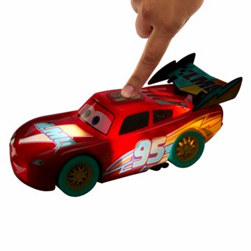 Mattel Disney Pixar Cars Lights & Sound Lightning McQueen Day Racecar