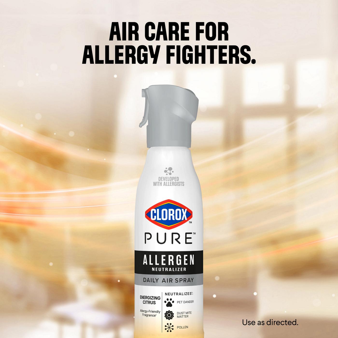 Clorox Clorox PURE Allergen Neutralizer Daily Air Spray - Energizing Citrus; image 5 of 13