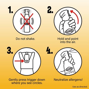 Clorox PURE Allergen Neutralizer Daily Air Spray - Energizing Citrus