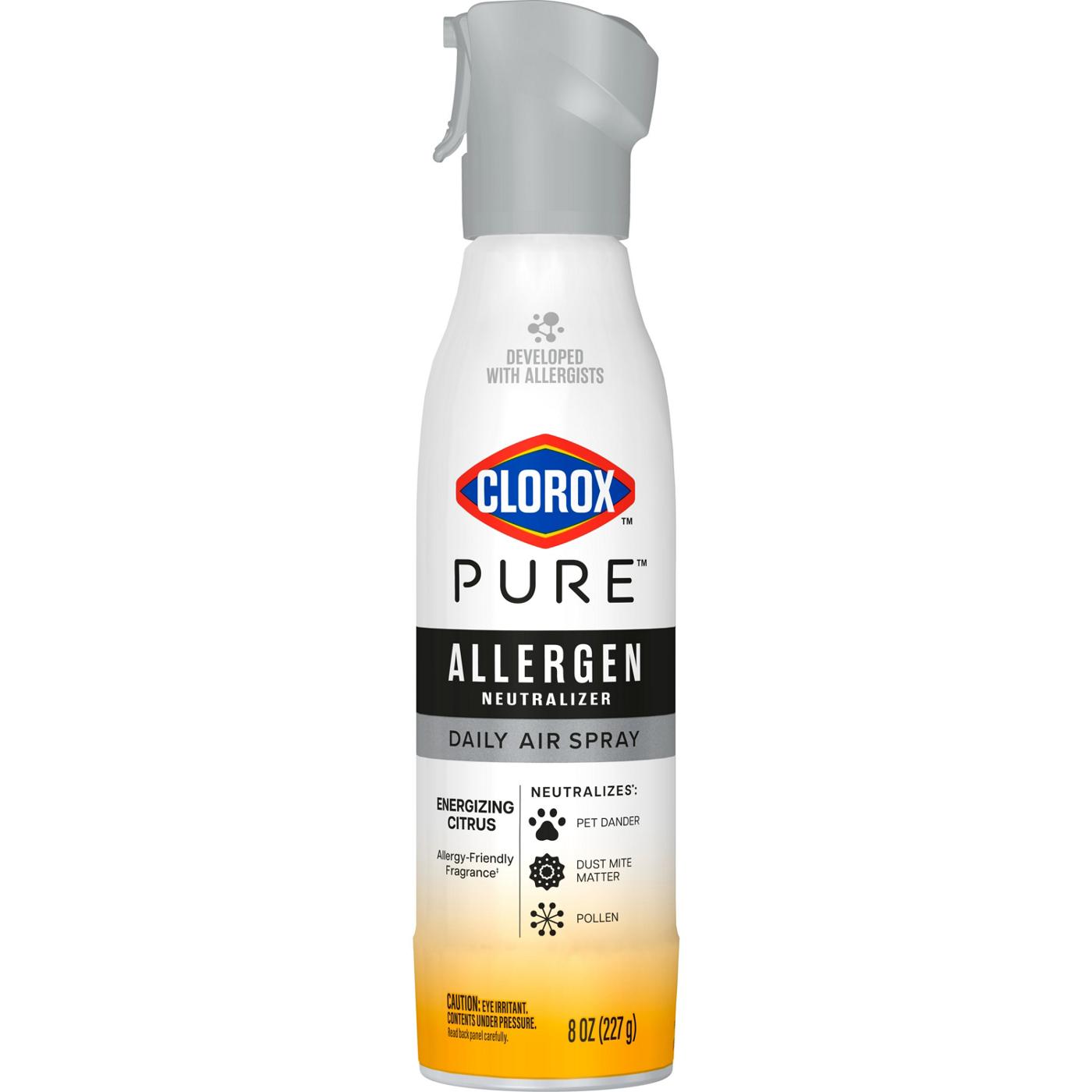 Clorox Clorox PURE Allergen Neutralizer Daily Air Spray - Energizing Citrus; image 13 of 13