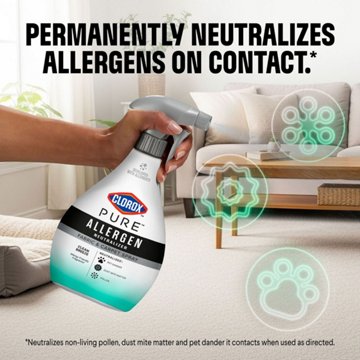 Clorox PURE Allergen Neutralizer Fabric & Carpet Spray - Clean Breeze