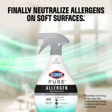 Clorox PURE Allergen Neutralizer Fabric & Carpet Spray - Clean Breeze