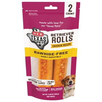 H-E-B Texas Pets Retriever Rolls - Chicken Recipe
