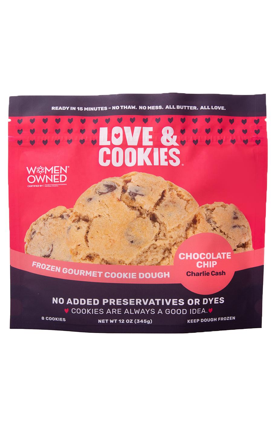 Love & Cookies Frozen Gourmet Cookie Dough - Chocolate Chip; image 1 of 2