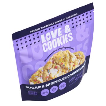 Love & Cookies Sugar & Sprinkles Frozen Gourmet Cookie Dough, 12 oz