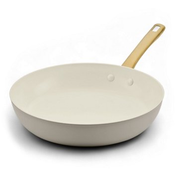 Farberware Ceramic Fry Pan - Tan, 12.25''