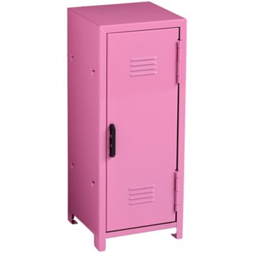 Destination Holiday Mini Locker for Storage - Pink, 10.8" x 4.3" x 4.3"