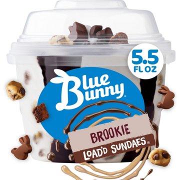 Blue Bunny Brookie Load'd Sundae