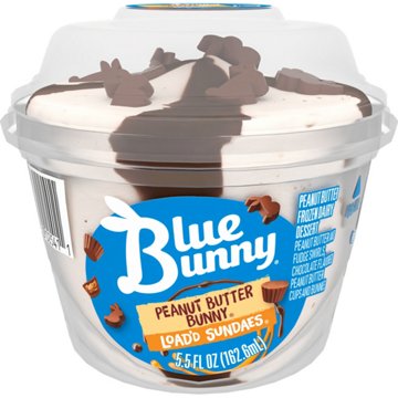 Blue Bunny Peanut Butter Bunny Load'd Sundae