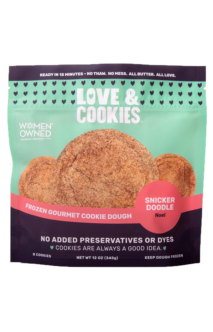 Love & Cookies Frozen Gourmet Cookie Dough - Snickerdoodle; image 1 of 2