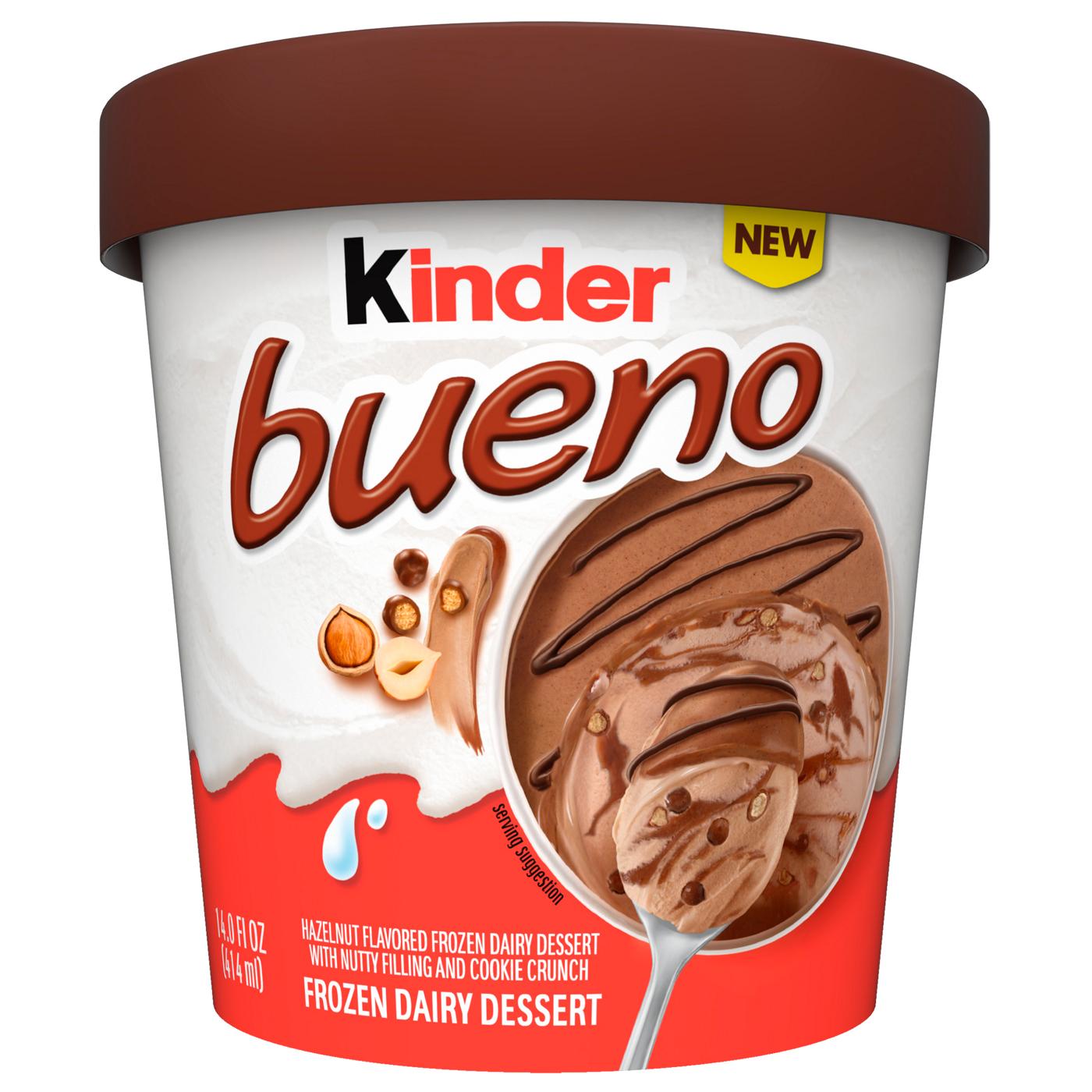 Kinder Bueno Hazelnut Flavored Frozen Dairy Dessert; image 1 of 3