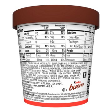 Kinder Bueno Hazelnut Flavored Frozen Dairy Dessert