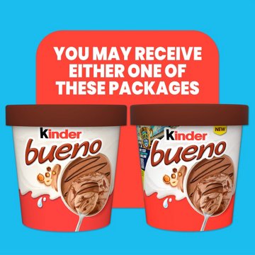Kinder Bueno Hazelnut Flavored Frozen Dairy Dessert