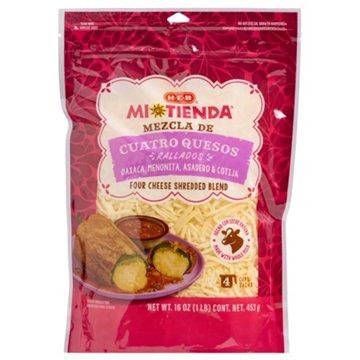 H-E-B Mi Tienda Cuatro Quesos Rallado Shredded Cheese