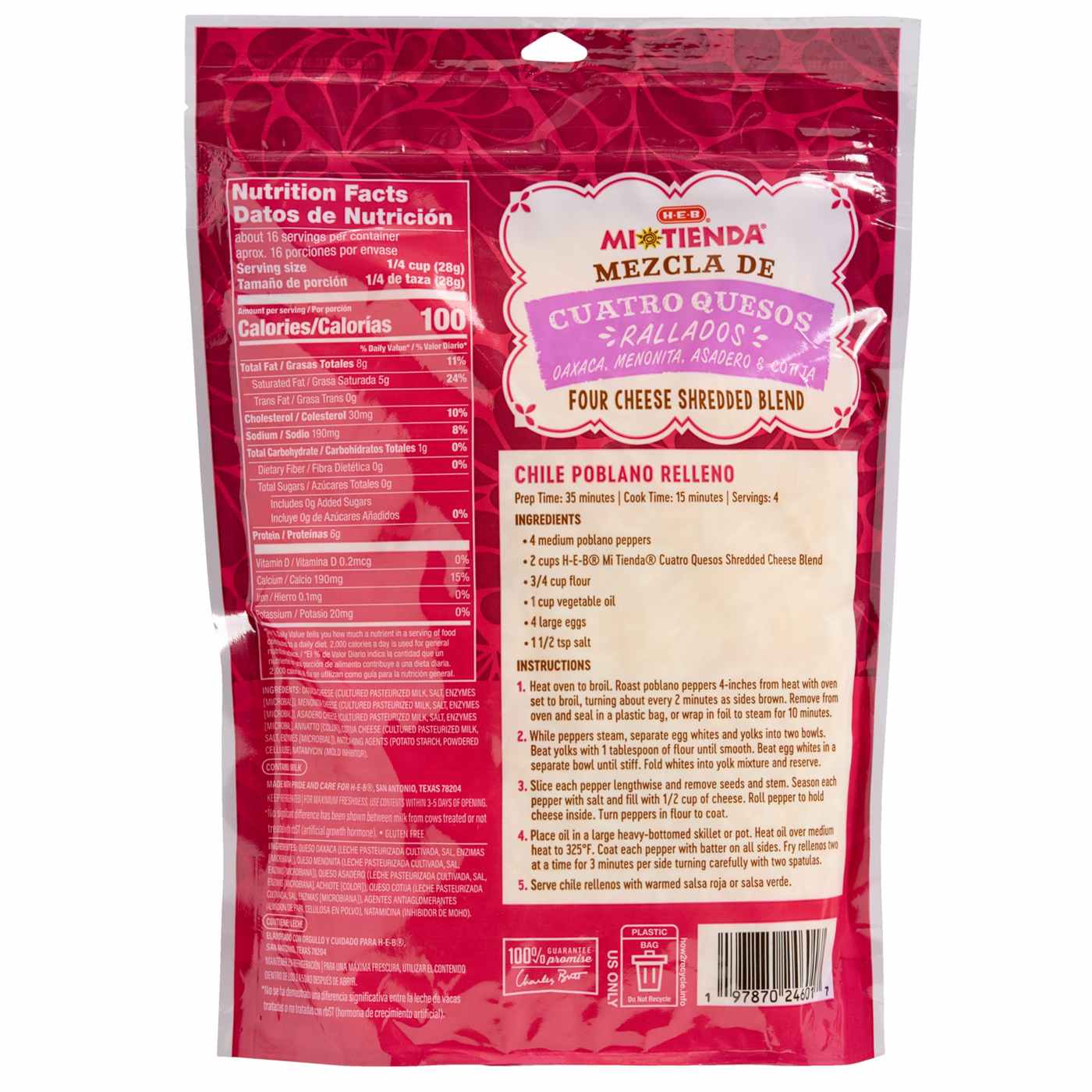 Mi Tienda Cuatro Quesos Rallado Shredded Cheese; image 2 of 2