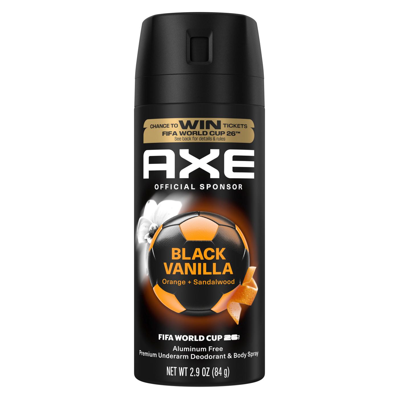 AXE 72 Hr Fine Fragrance Collection Aluminum Free Body Spray - Black Vanilla; image 1 of 5