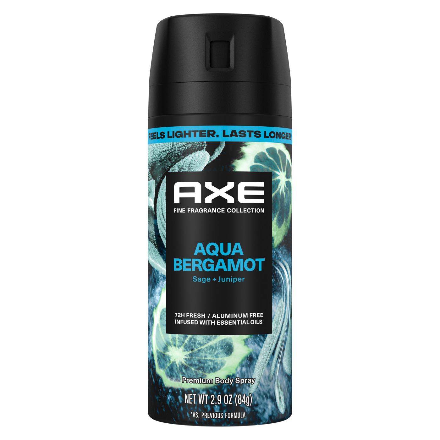AXE 72 Hr Fine Fragrance Collection Aluminum Free Body Spray - Aqua Bergamot; image 1 of 5