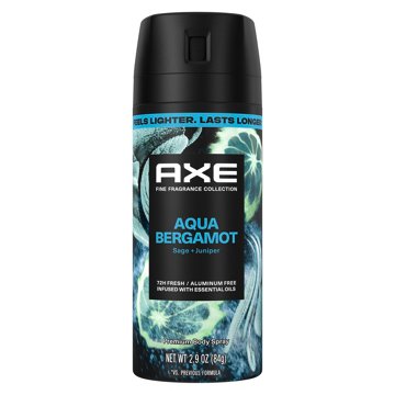 AXE 72 Hr Fine Fragrance Collection Aluminum Free Body Spray - Aqua Bergamot