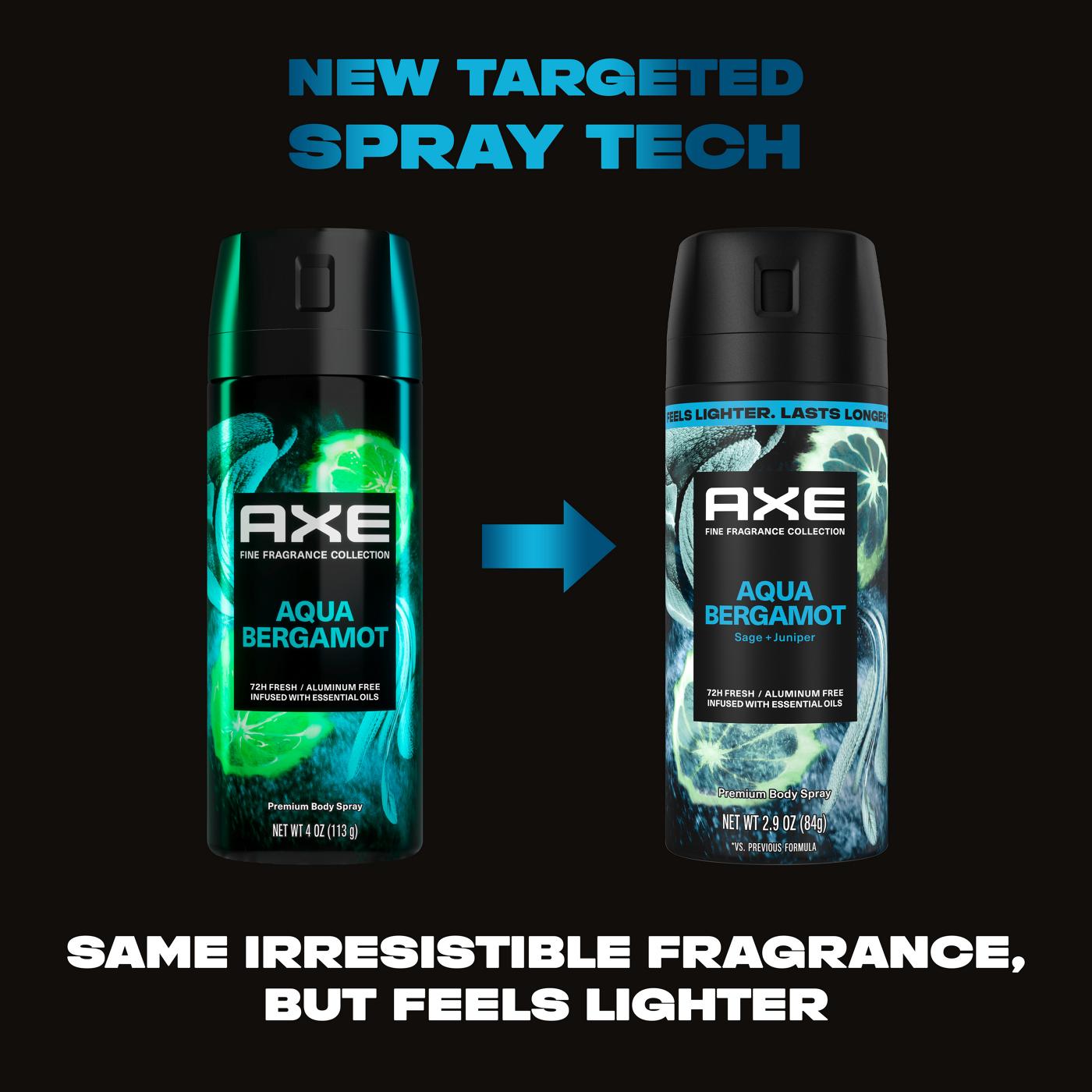 AXE 72 Hr Fine Fragrance Collection Aluminum Free Body Spray - Aqua Bergamot; image 2 of 5