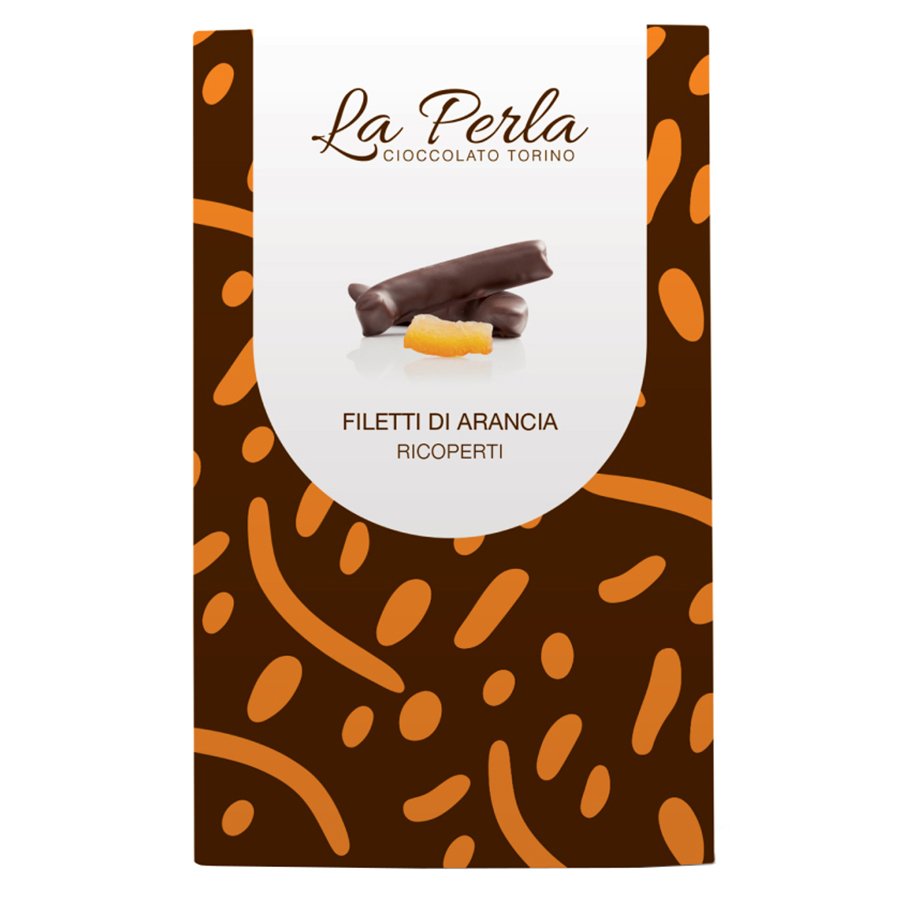 La Perla di Torino Dark Chocolate Orange Peels, 3.8 oz | Central