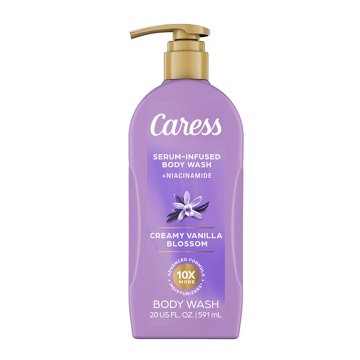 Caress Serum Infused Body Wash Creamy with Niacinamide - Vanilla Blossom