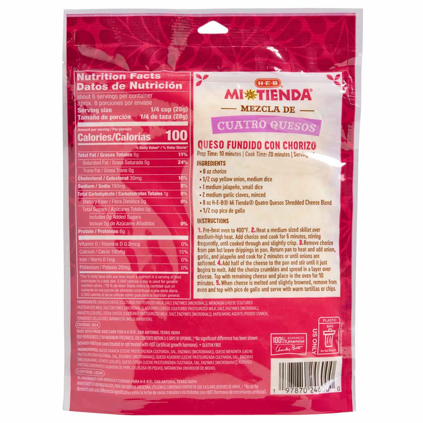 Mi Tienda Cuatro Quesos Rallados Shredded Cheese; image 2 of 2