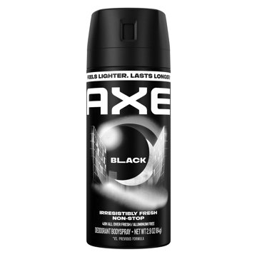AXE 48 Hr Aluminum Free Deodorant Body Spray - Black