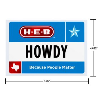 H-E-B Brand Shop Thinking of You Card for Anyone (Howdy)