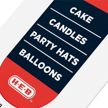 H-E-B Brand Shop Birthday Card for Anyone (Celebration Essentials)