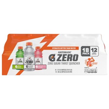 Gatorade Zero Thirst Quencher Variety Pack 18 pk Bottles