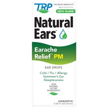 The Relief Products Natural Ears EarAche Relief PM Drops, 0.33 fl oz