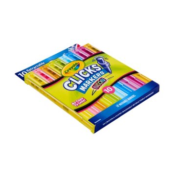 Crayola Clicks Retractable Neon Markers