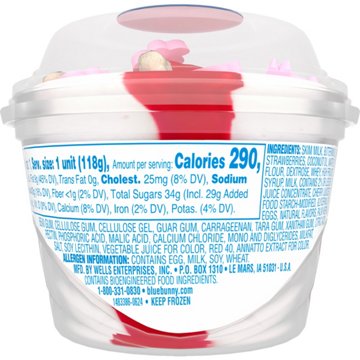 Blue Bunny Strawberry Shortcake Load'd Sundae