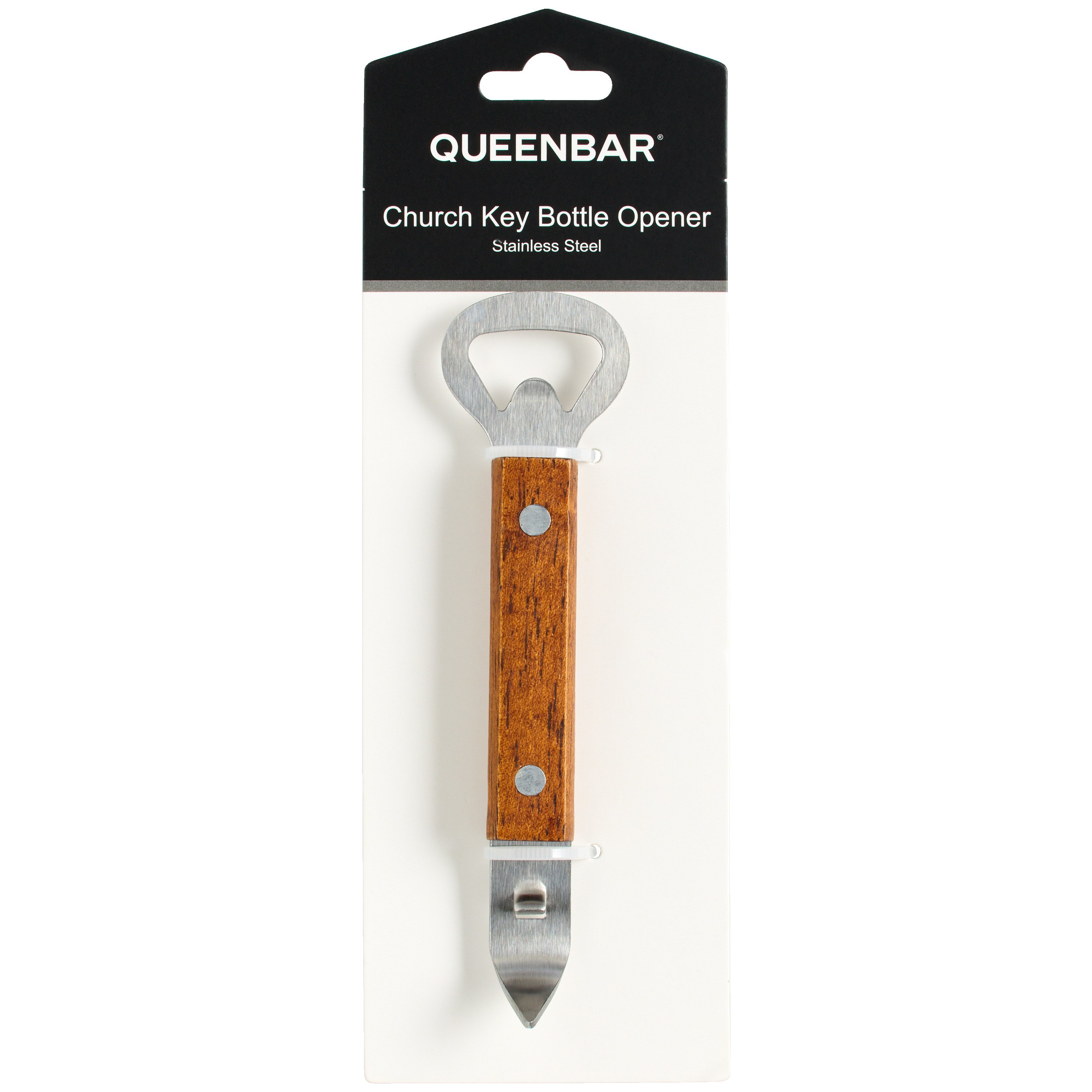 Queenbar Stainless Steel Church Key Bottle Opener - Shop Bar tools at H-E-B