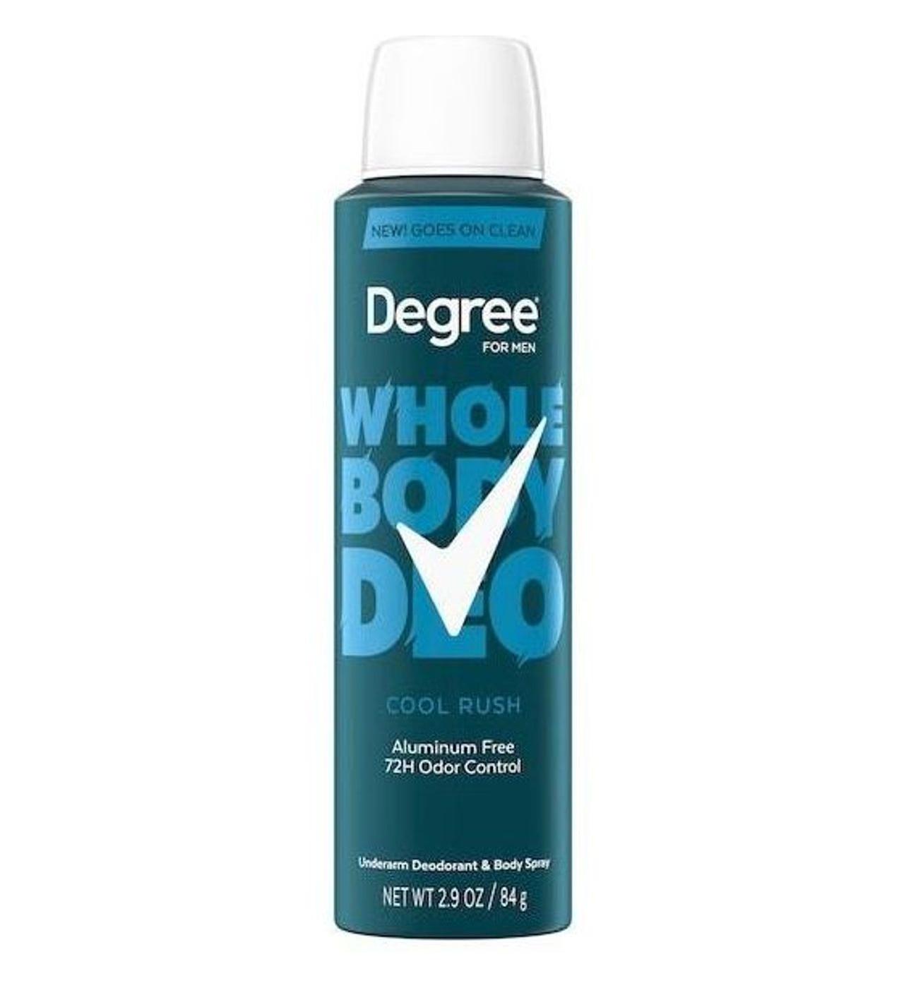 Degree Men 72 Hr Aluminum Free Whole Body Deodorant Spray - Cool Rush; image 1 of 2