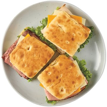 Meal Simple by H-E-B Ciabatta Slider Trio