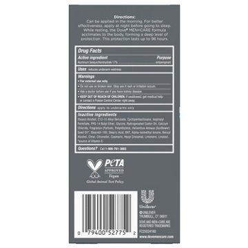 Dove Men+Care Maximum Protection 96 Hr Invisible Solid Antiperspirant Deodorant - Clean Comfort